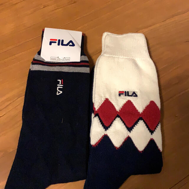 FILA(フィラ)のF IＬA  靴下　2足 メンズのレッグウェア(ソックス)の商品写真