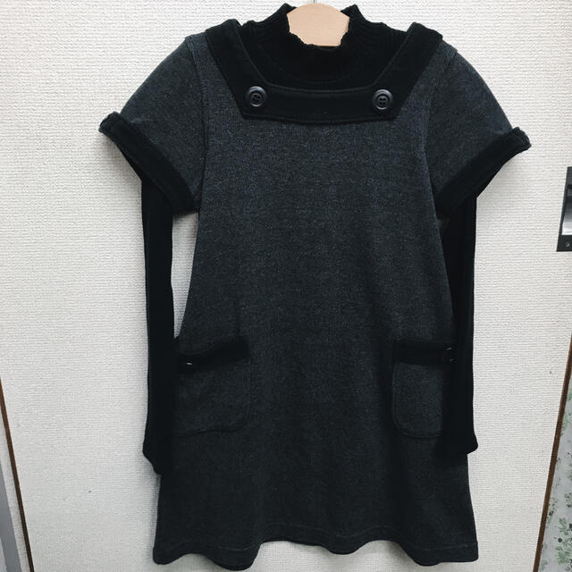 BeBe(ベベ)のUSED bebe 女の子　ジャンパースカート キッズ/ベビー/マタニティのキッズ服女の子用(90cm~)(ワンピース)の商品写真