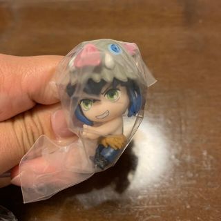 鬼滅の刃★ガチャガチャ★嘴平伊之助　ケーブルマスコット(キャラクターグッズ)