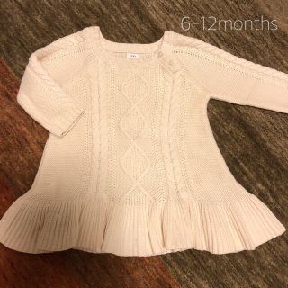 ベビーギャップ(babyGAP)のニットワンピース　6-12m(ワンピース)