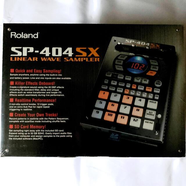 Roland(ローランド)の新品未使用 Roland SP-404SX リニアウエーブサンプラー 楽器のDTM/DAW(その他)の商品写真