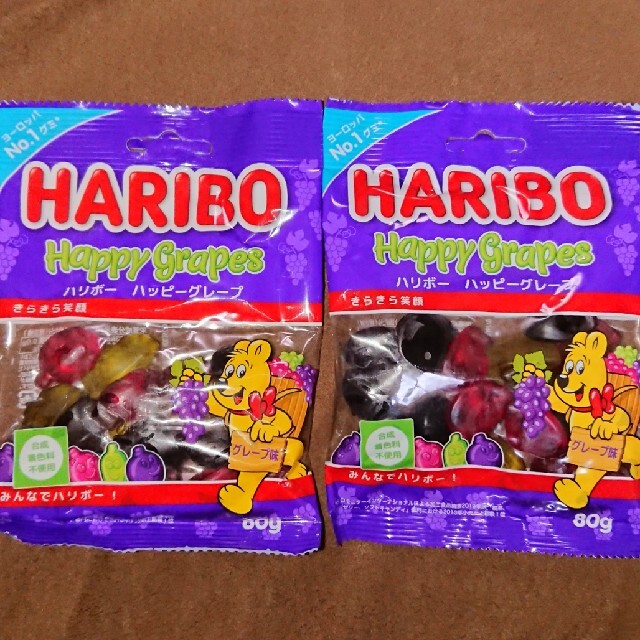 HARIBO ハッピーグレープ 食品/飲料/酒の食品(菓子/デザート)の商品写真