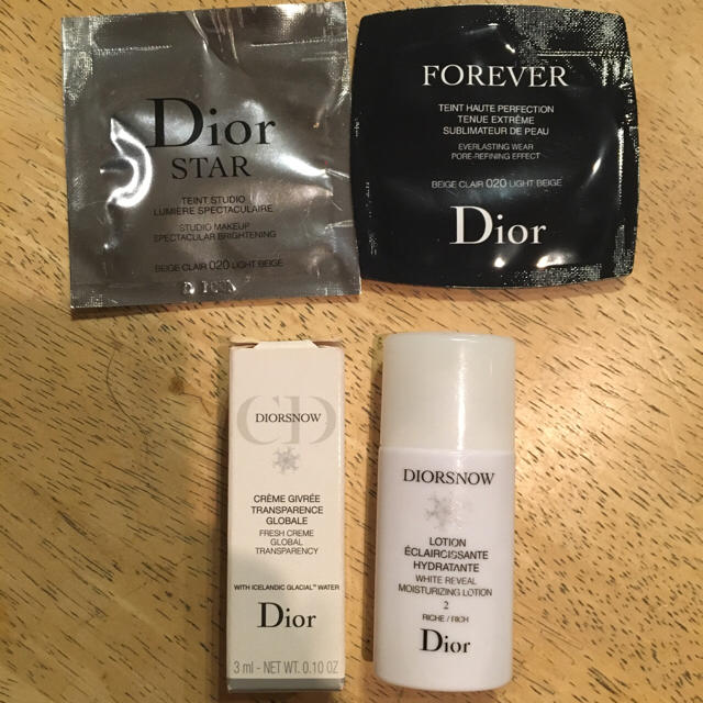 Dior - Dior 試供品 4点セット の通販 by potato's shop｜ディオールならラクマ