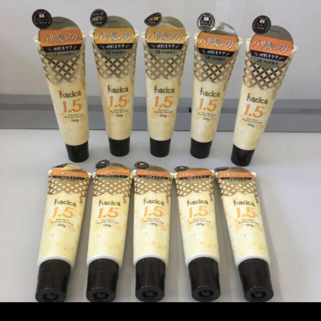 新品10本セット hacica ハチカ ディープモイスト ヘッドスパ ヘアパック コスメ/美容のヘアケア/スタイリング(ヘアパック/ヘアマスク)の商品写真