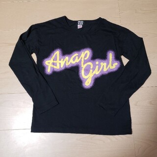 アナップキッズ(ANAP Kids)のANAP GIRL ロングTシャツ　Sサイズ　140～150(Tシャツ/カットソー)