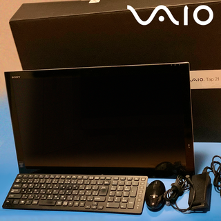 ソニー(SONY)の【送料込・美品】VAIO Tap 21 SVT2122SBJ(デスクトップ型PC)