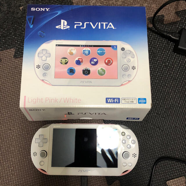 【新古品】PS vita 2000　light pink White