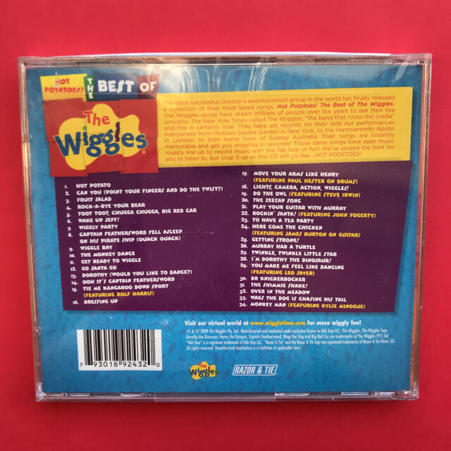 新品・未使用 ● The BEST of The Wiggles! エンタメ/ホビーのCD(キッズ/ファミリー)の商品写真