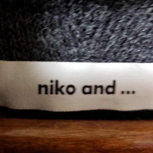 niko and...(ニコアンド)のniko...and ニットワンピース レディースのワンピース(ひざ丈ワンピース)の商品写真