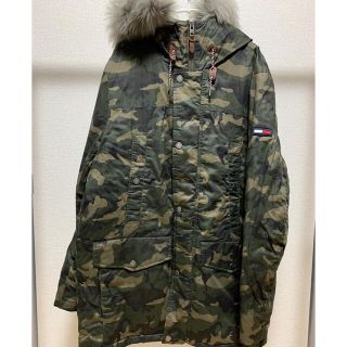 トミー(TOMMY)のD様専用　トミージーンズ　ダウンコート　迷彩　ラクマ限定(ダウンジャケット)