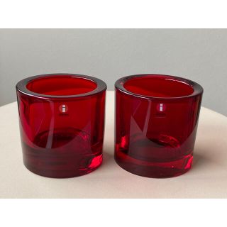 イッタラ(iittala)のキビ レッド 80mm KIVI イッタラ マリメッコ 2(置物)