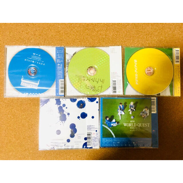 NEWS(ニュース)の【0013】NEWS テゴマス CD5枚セット エンタメ/ホビーのタレントグッズ(アイドルグッズ)の商品写真