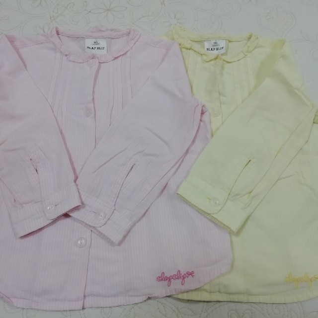 BeBe(ベベ)のブラウス　双子 キッズ/ベビー/マタニティのキッズ服女の子用(90cm~)(ブラウス)の商品写真