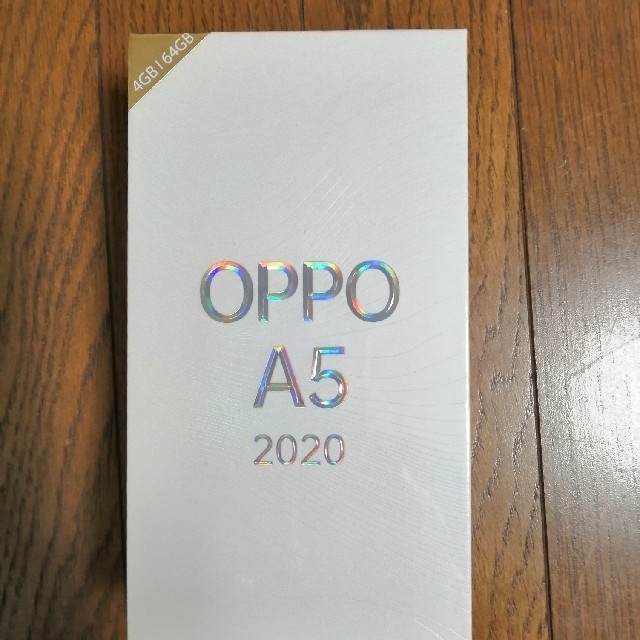 新品未開封品　OPPO  A5　2020　グリーン64GB　SIMフリー