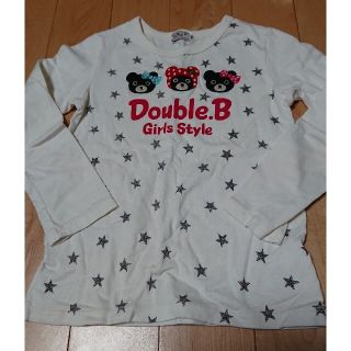 ダブルビー(DOUBLE.B)のDOUBLE.B 130 白 カットソー(Tシャツ/カットソー)