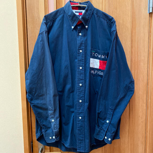 TOMMY HILFIGER(トミーヒルフィガー)のTOMMY HILFIGER 長袖シャツ　M L メンズのトップス(シャツ)の商品写真