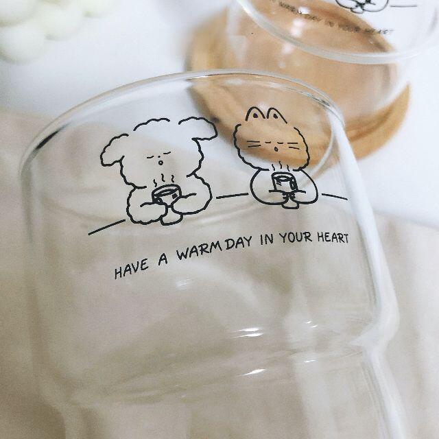 韓国雑貨 ガラスのコップ 犬猫 癒し系モノクロイラスト 食器 グラスの通販 By 𝙿 𝚌𝚕𝚘𝚜𝚎𝚝 ラクマ
