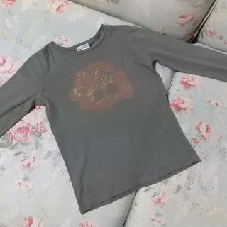 ボンポワン(Bonpoint)のUSED☆Bonpoint ボンポワン 長袖Tシャツ サイズ6 カーキ色 (Tシャツ/カットソー)