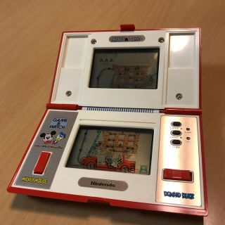 ニンテンドウ(任天堂)のゲームウォッチ　ミッキーマウス(携帯用ゲーム機本体)