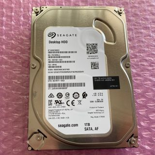 ヒューレットパッカード(HP)のSEAGATE HDD ST1000DM003 1TB 使用時間短(PCパーツ)