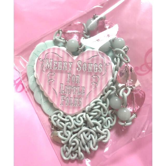 Angelic Pretty(アンジェリックプリティー)のメロディトイズ★ミントネックレス レディースのアクセサリー(ネックレス)の商品写真