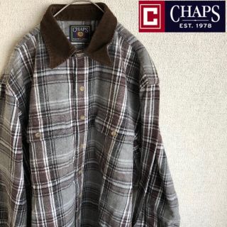 チャップス(CHAPS)の90s CHAPS RALPHLAUREN ネルシャツ　ジャケット　90's(シャツ)