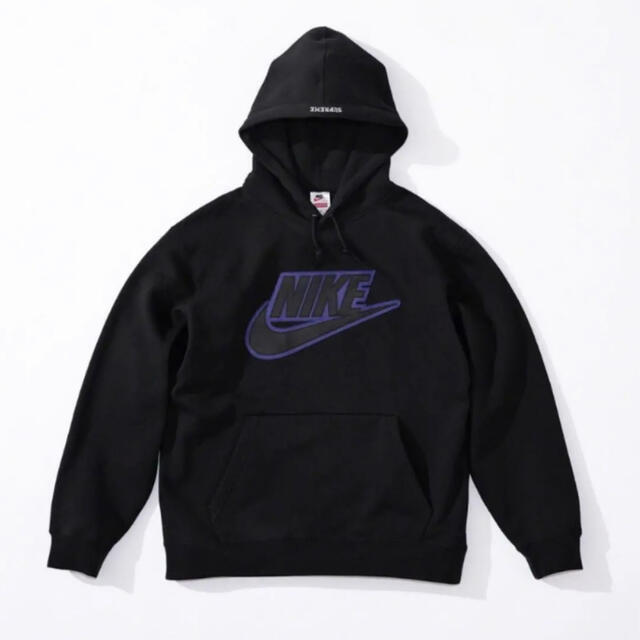 Nike Leather Appliqué Hooded Sweatshirt