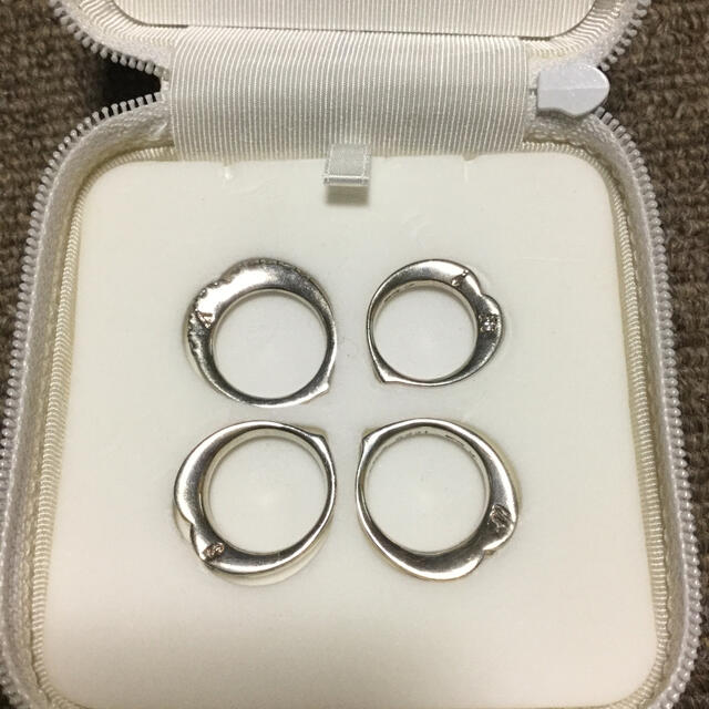 4℃(ヨンドシー)の4°C.  4つのハートsilverリング レディースのアクセサリー(リング(指輪))の商品写真
