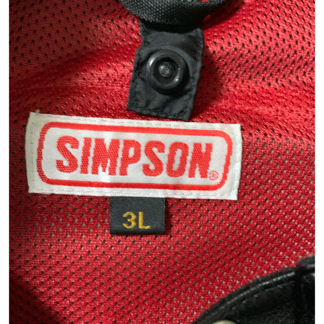 【再値下げ】SINPSON SJ-7119PRM  3L  ゴールド　中古 自動車/バイクのバイク(装備/装具)の商品写真