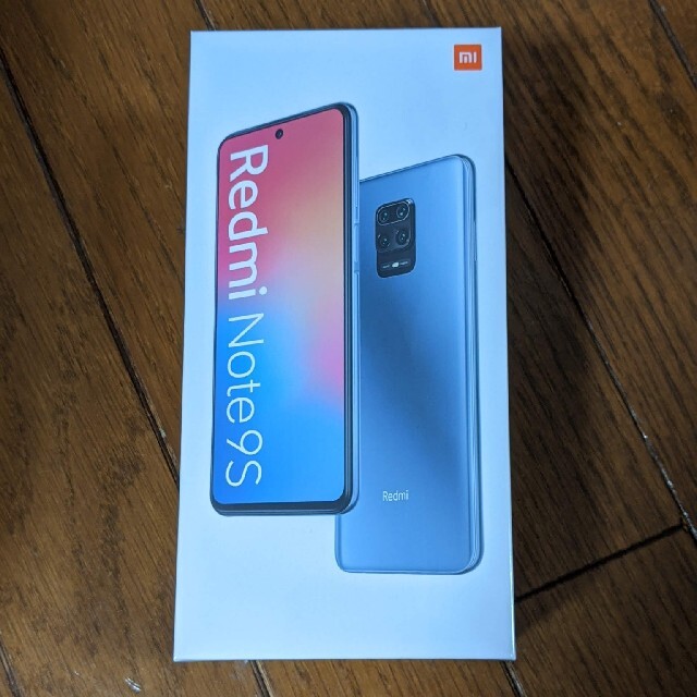 直営店に限定 新品未使用未開封　シャオミ　Redmi Note 9S　オーロラブルー スマートフォン本体