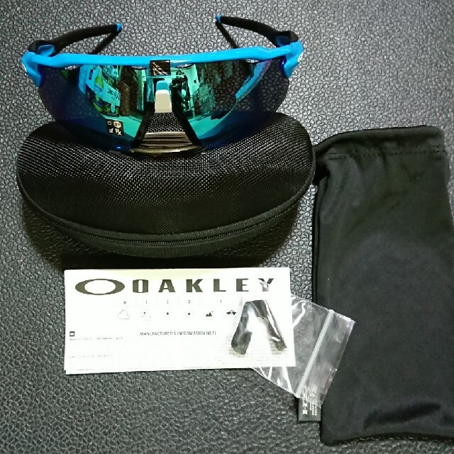 Oakley(オークリー)のオークリーRadarEV Advancer Sky/Prizm Sapphire スポーツ/アウトドアの自転車(ウエア)の商品写真