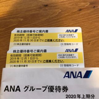 エーエヌエー(ゼンニッポンクウユ)(ANA(全日本空輸))のANA 株主優待券　〜2021年5月31日まで(その他)