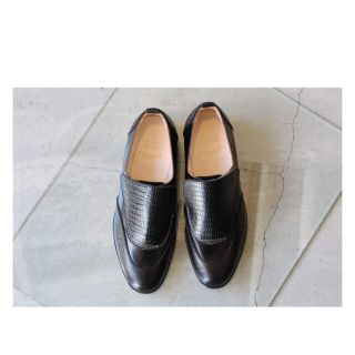 サンシー(SUNSEA)のSUNSEA SHELL  WING-TIP SHOES  LIZARD(ドレス/ビジネス)