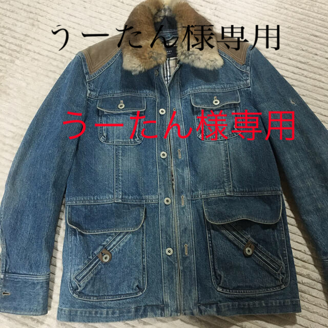 値下げしました バーバリー ブラックレーベル デニムジャケット 大人の