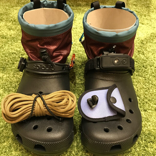 crocs(クロックス)のNicole McLaughlin crocs サンダル キャンプ フェス 新品 メンズの靴/シューズ(サンダル)の商品写真