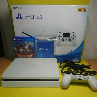 プレイステーション4(PlayStation4)のPS4 CUH‐2200 500GB グレイシャー ホワイト(家庭用ゲーム機本体)