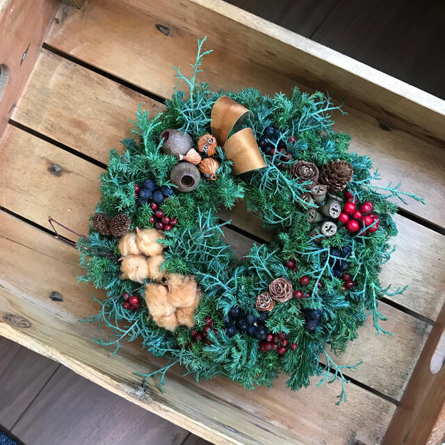 コットンと木ノ実いっぱいxmasリース 冬リース ドライフラワーリースの通販 By Peko S Shop ラクマ コットンと木ノ実いっぱいxmasリース 冬リース ドライフラワーリースの通販 By Peko S Shop ラクマ