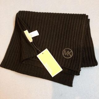 マイケルコース(Michael Kors)のマイケルコース  マフラー　黒　ブラック　新品(マフラー/ショール)