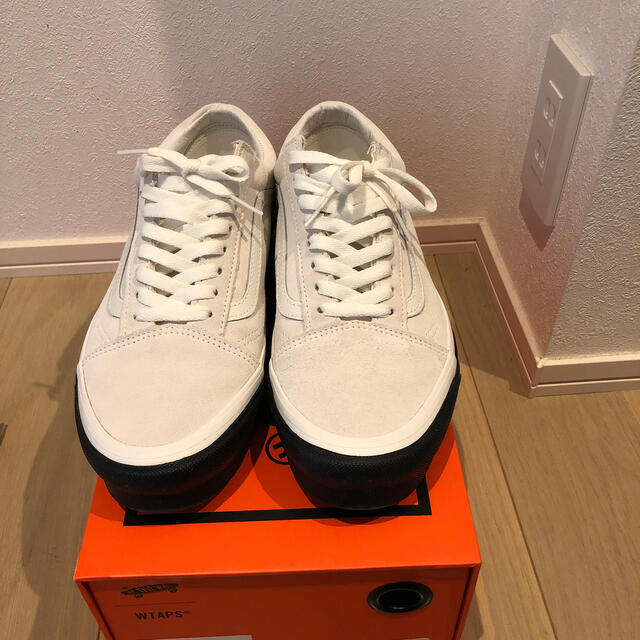 織り柄チェック VANS WTAPS コラボ シューズ - スニーカー