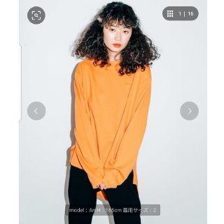 エックスガール(X-girl)のx-girl size1 ROUND HEM TUNIC(Tシャツ(長袖/七分))