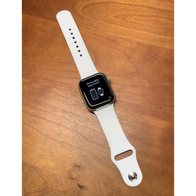 Apple Watch 5 セルラー　アップルウオッチ　44mm ステンレス腕時計(デジタル)