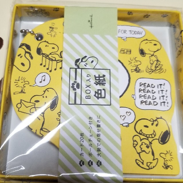 SNOOPY(スヌーピー)のSNOOPY   ギフトBOX付き 色紙 その他のその他(その他)の商品写真