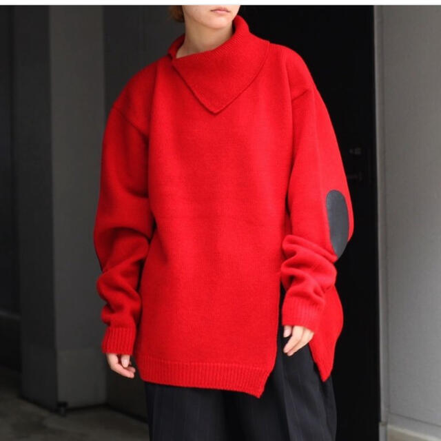 SOSHIOTSUKI (ソウシオオツキ)20aw スリットタートルニット - www