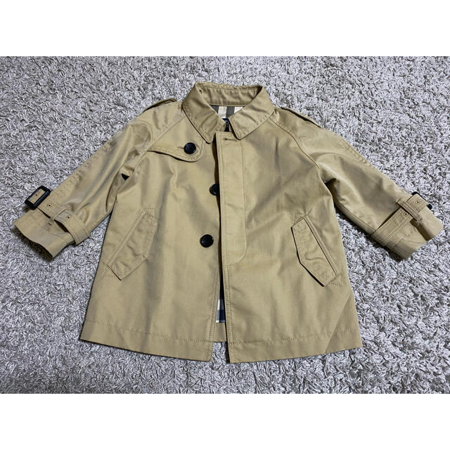 BURBERRY(バーバリー)のきいちゃん様専用　BURBERRY  LONDON トレンチコート　キッズ キッズ/ベビー/マタニティのキッズ服女の子用(90cm~)(コート)の商品写真