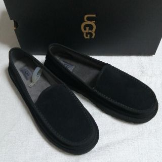 アグ(UGG)の希少■UGG M DEX BLACK US12 30cm アグ ローファー(スニーカー)