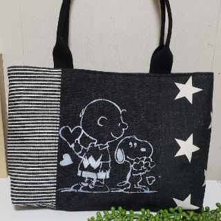 スヌーピー(SNOOPY)の☆スヌーピーハンドメイド☆トートバッグ(バッグ)