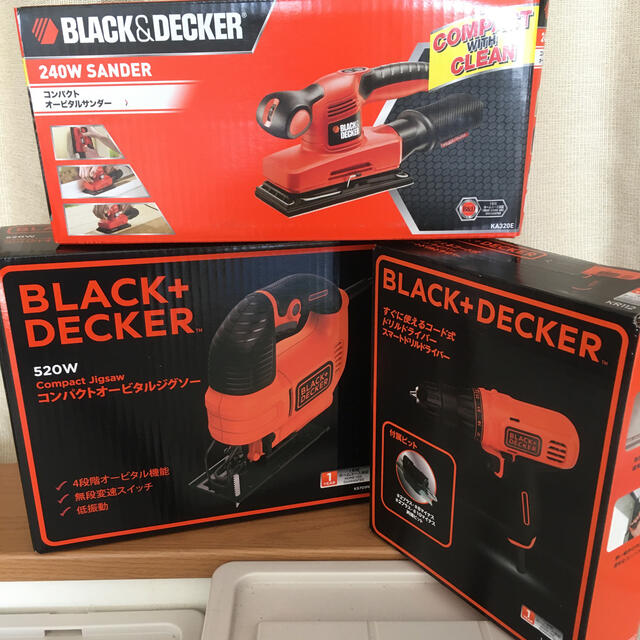 安い純正品 ブラックアンドデッカー 3点 | modenatravel.com