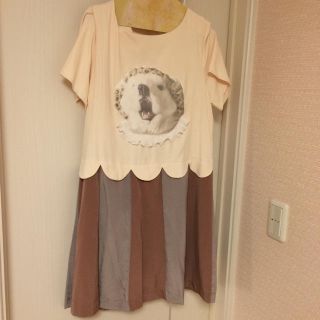 ボシュプルメット(bortsprungt)のボシュプルメット♡可愛いスカラップワンピ(ひざ丈ワンピース)