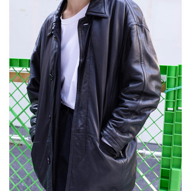 J.Crew - OLD J CREW leather car coatの通販 by novemk24'sshop