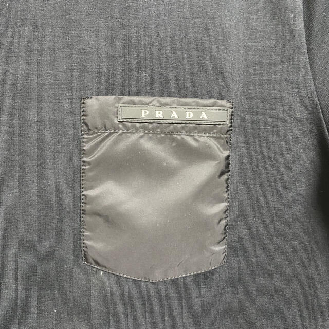 PRADA 定価60000 美品正規品 プラダ ロゴTシャツ 新着商品は PRADA プラダ 半袖カットソー 美品 Tシャツ/カットソー(半袖/袖なし)